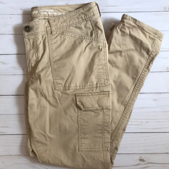GAP Factory | Pants u0026 Jumpsuits | Gap Skinny Boyfriend Khakis Cargo Pants  8r | Poshmark